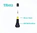 ACCRETION TR413 Rubber Snap-in Tire Valve Stem (100pcs/bag)