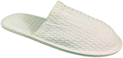 Florida Cottons Men's Hotel Luxury Spa Slippers White Holiday Christmas Mens Womens Stocking Stuffer