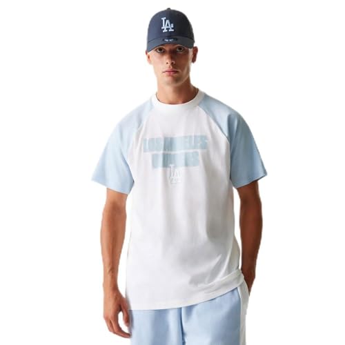 T-shirt LA Dodgers New Era coupe raglan oversize style baseball streetwear