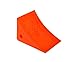 811-11 Orange Urethane Wheel Chock, 8" Height x 11" Width x 8" Length