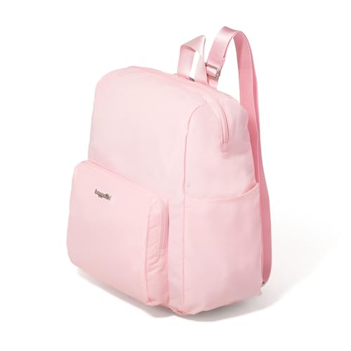 Carryall Packable Lightweight Travel Backpack 14x11" Folding Compact Nylon Washable Weekender Daypack w/Luggage Sleeve by Baggallini - Used condition - Image 7