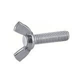 D-Work, 100 viti per orecchie a forma americana, 6 x 50 mm, DIN 316, in acciaio inox A2