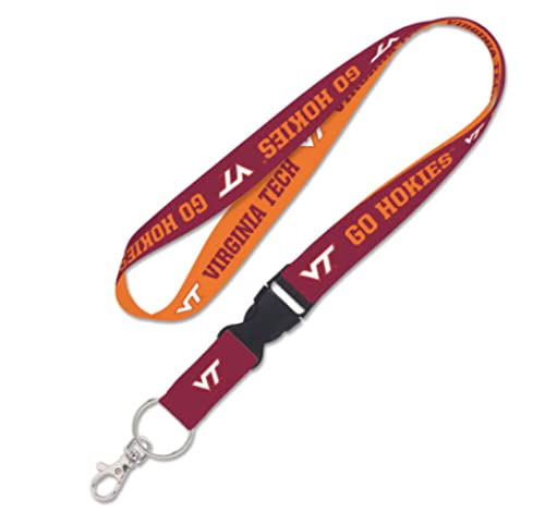 Lanyard Virginia Tech Hokies avec boucle détachable rapide
