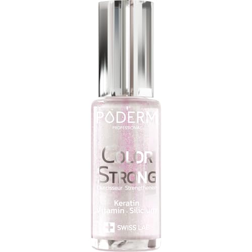 PODERM - Esmalte endurecedor para uñas BIOTINA SILICIO KERATINA - Fortalece y repara las uñas dañadas, debilitadas o quebradizas por el semipermanente o el envejecimiento - Manos y Pies - SWISS MADE