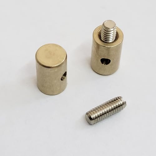 20X Motorrad Bremskabel Nippel Schrauben Ersatz Lötfrei Gaszug Nippel für Auto Motorrad Fahrrad Metall Zubehör