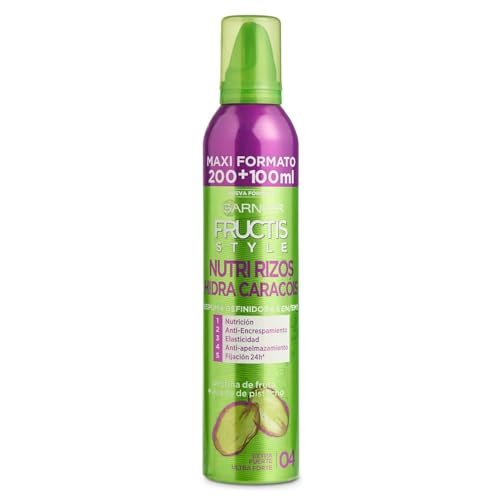Garnier Fructis Style - Espuma Hidra-Rizos 5 Acciones Fructis Style 200ml