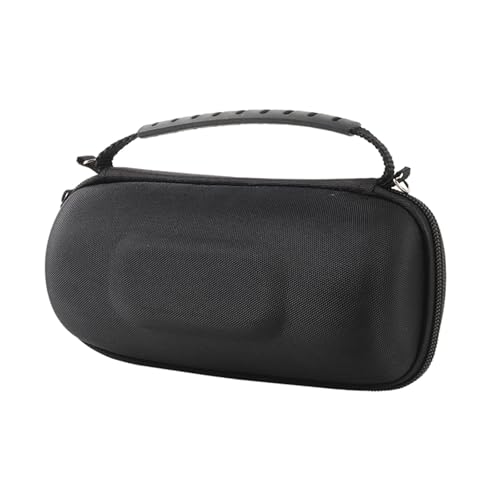 Hard Carry Case for Bluetooth-Compatible Speakers Holder Shockproof Bag with Shoulder Strap Soft Flocking Interior