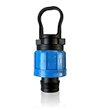 UPLYKKE Drip Irrigation Fittings for Tubing End Cap, Pack of 20 Barbed Locked End Plug Connectors, 5/8 inch Drip Tape Nuts Connectors for Drip Irrigation Hose