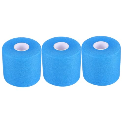 INOOMP Long Lasting Sports Tape 3 Rolls of Boxing Tape for Hands for Sports Waterproof Elastic Wraps for Joint Protection