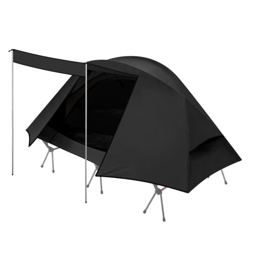 DesertFox �e���g �R�b�g�p �e���g 1�l�p �\�� 4000mm�ϐ��� �O������ �L�����v �R���p�N�g �y�� 3 WAY �^�C�v �������H�f�� ������ ��d�w�\�� 4�V�[�Y�� �ȒP�݉c UV�J�b�g �ʋC�h���h�J ���[�ܕt�� DRZ (����, S)
