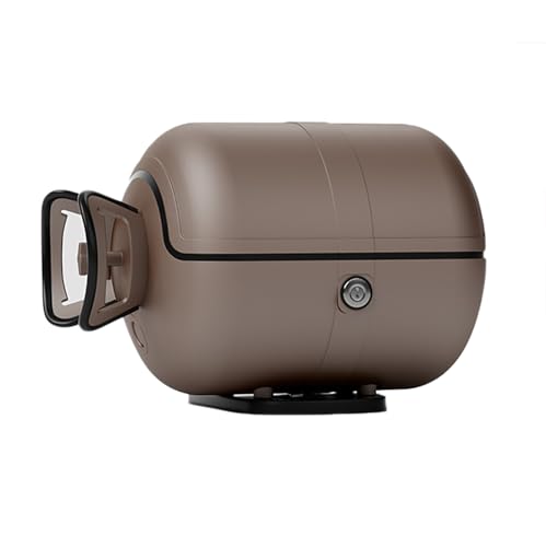 バイク用 リアボックス トップケース 33L トップケース 軽量 防水 防塵 通勤 通学 配達 デリバリー 防犯対策 大容量 着脱可能 自転車/バイク リアボックス バイク 収納ボックス ヘルメット収納 原付 スクーター (ブラウン)