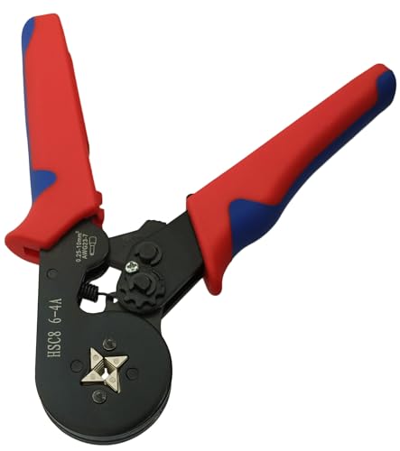 Image of Inditrust HSC8 6-4A AWG23-10 Wire Stripper Self Adjusting Crimping Plier Ratcheting Ferrule Crimper Tool