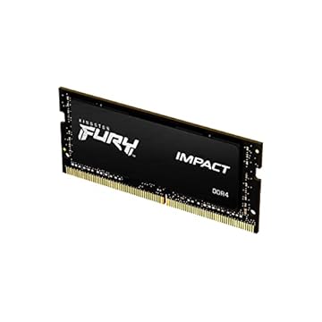 KF426S16IB/16 - Memória 16GB SODIMM DDR4 2666Mhz FURY Impact 1,2V 1Rx8 260 pinos para notebook, Preto