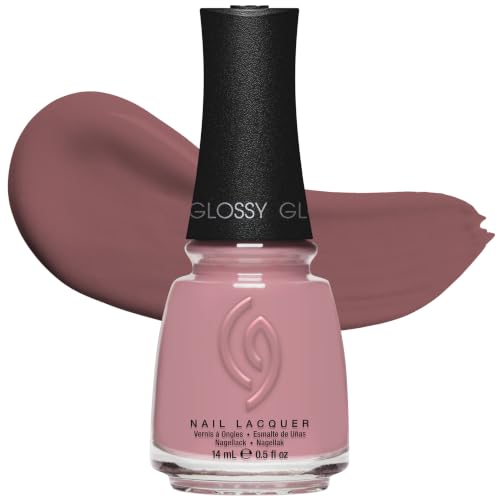 China Glaze Cg Nail Lacquer Kill the Lights Nude Pink Nail Polish Quick Dry Chip Resistant Glossy Finish for Salon & DIY Manicure 0.5 Fl Oz
