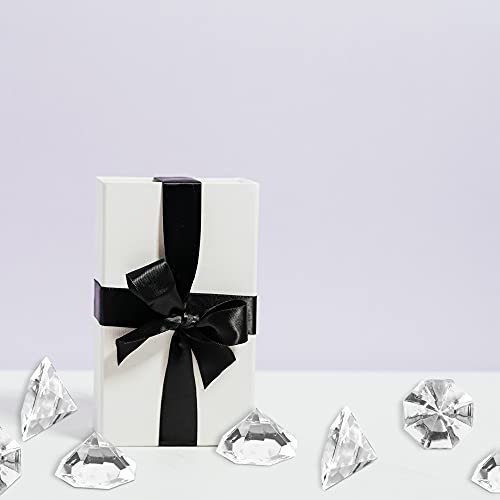 Super Z Outlet Acrylic Colorful Round Treasure Gemstones For Table Scatter, Vase Fillers, Event, Wedding, Arts & Crafts, Birthday Decorations Favor (36 Pieces) (Clear) #TOP5