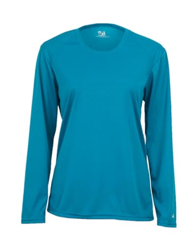 B-Core Ladies' L/S Tee Electric Blue X-Small