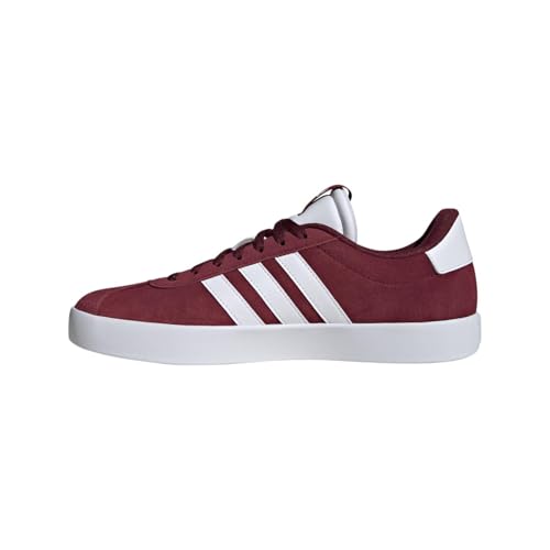 Adidas Men's VL Court 3.0, Shadow Red/White/Shadow Red, 12