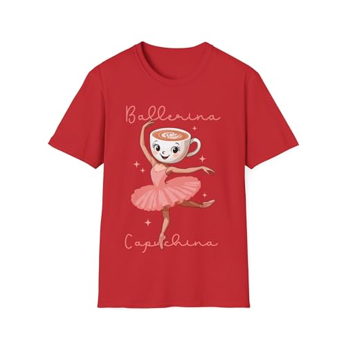 T-shirt humour ballerine Capucina le vêtement idéal contre l'ennui du scroll quotidien