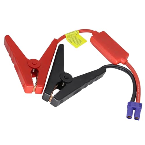 Auto Batterie Jump Starter Kabel - 12V Starthilfe Überbrückungskabel mit Krokodilklemmen - Ersatz EC5 Stecker Auto Booster Kabel für Notfall Starthilfe-Powerbank