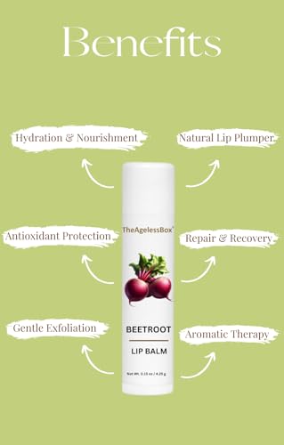 Lip Balm – Natural Moisturizing Lip Care, Organic Plant-Based Formula with Cold-Pressed Oils & Antioxidants, Vegan, Cruelty-Free (4.25 gm, Beetroot) - Image 5