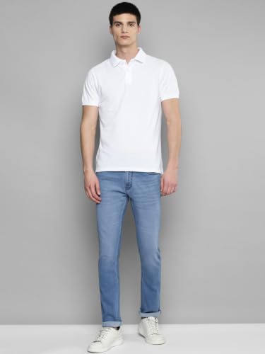 Image of Allen Cooper Slimmy Comfortable Mid Rise Denim Jeans for Men