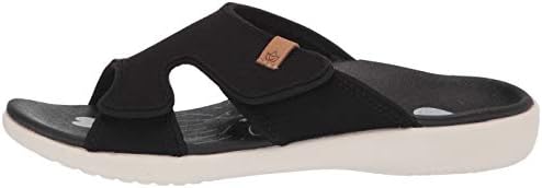 Spenco Women's Slide Sandal Flip-Flop, Black, 10 Wide | Image 7