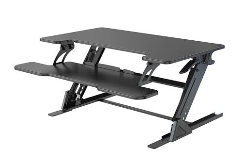 Image of Standing Desk Converter 32 x 24 Inches, Black