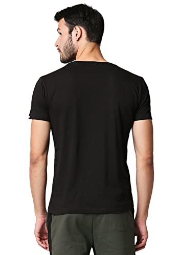 Image of Wear Your Opinion Men's Cotton Half Sleeve Graphic Printed T-Shirt(Design: Wolf (Glow in Dark))