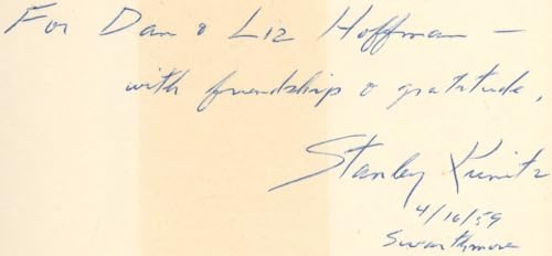 Selected poems, 1928-1958 (Stanley Kunitz) B0007DK9ME Book Cover