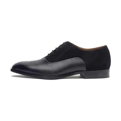 Image of LOUIS STITCH Men's Formal Shoes | Handcrafted European Leather Brogues | Lace-Up Style for Business, Formal (LSEUBGSU)