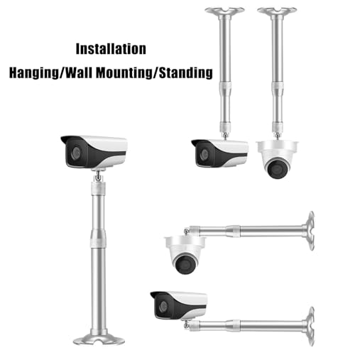 Support mural caméra de sécurité extensible pour sécuriser un dortoir