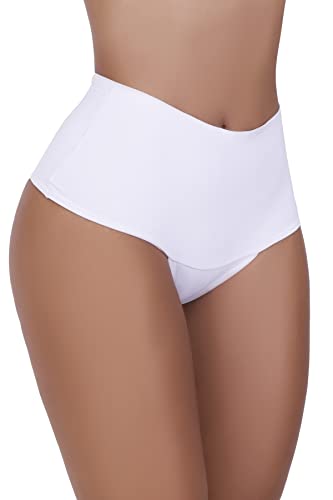 Calcinha Lucy Modeladora Gestante Pos Feminino Feminino (Branco, GG)