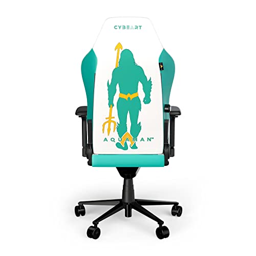 Image of CYBEART | Aquaman - DC Comics Gaming Chair | High Back - Ergonomic | Supreme PU Leather | 4D Arm Rest | Recline, Tilt & Adjustable Lumbar Support