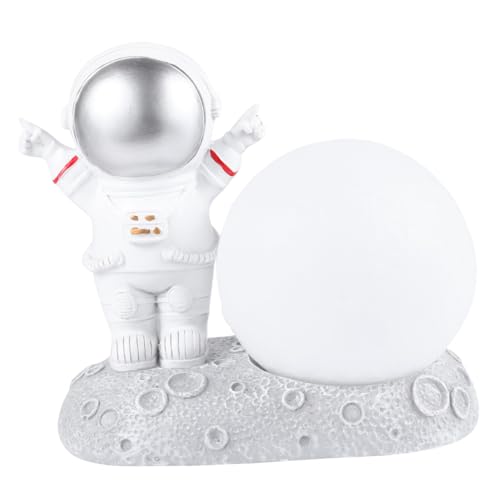 Lámpara de Mesa Astronauta Decorativa de Resina miniatura 1