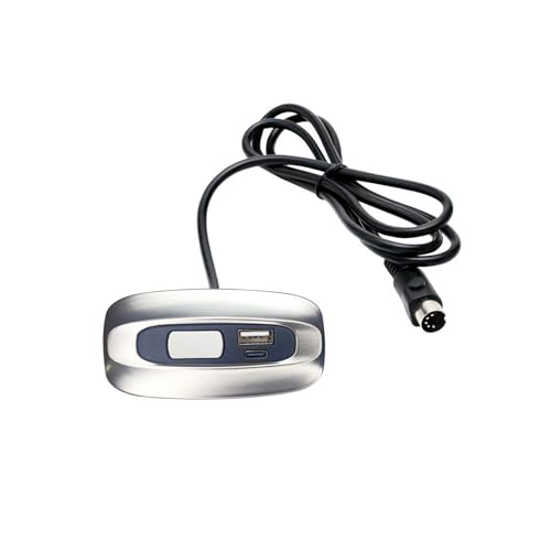 Interruptores ergonómicos de control de motor con doble puerto de carga de dispositivo, fácil de transportar para silla eléctrica, sofá reclinable eléctrico con control pequeño