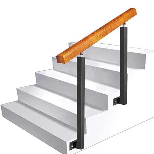 Main courante en fer forgé durable, ferronnerie d'art de 95 cm pour terrasse élégante