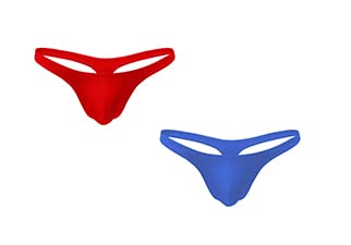 jkfs Mens Polyester Spandex Soft and Comfortable Brief Thong (Pack of 2) Underwear-picture-57