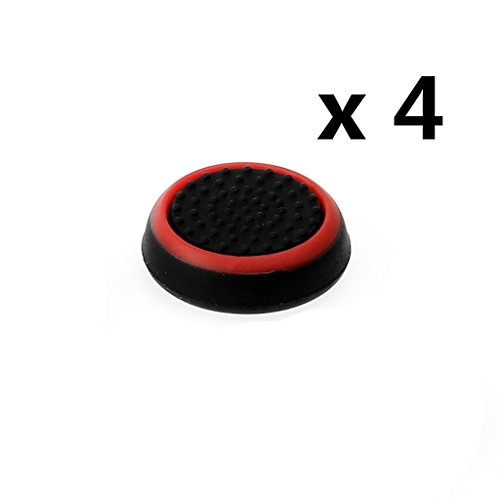 Outstanding® [4 piezas] Cap Grip de silicona 3D del patín Joystick Thumbstick para PS2 PS3 PS4 Xbox One / 360