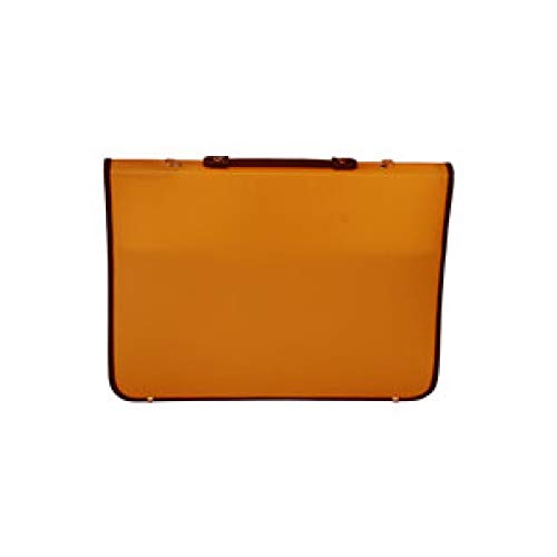 Artcare 15214240 48 x 4 x 35 cm A3 Cartera de la Academia de Material sintético, Color Naranja