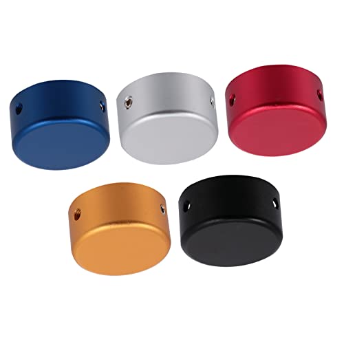 ULDIGI Footswitch Topper Set 5pcs Metal Button Covers for Guitar Pedals Pedal Footswitch Topper Buttons