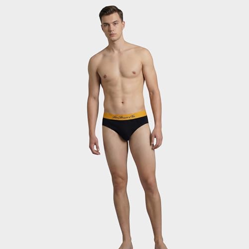 Image of Levi's Cotton Elite Brief | Premium Men's Brief Underwear | 4-Way Stretch | Outer Elastic Waistband | Double-Layered Pouch | Style 073 | Pack of 1