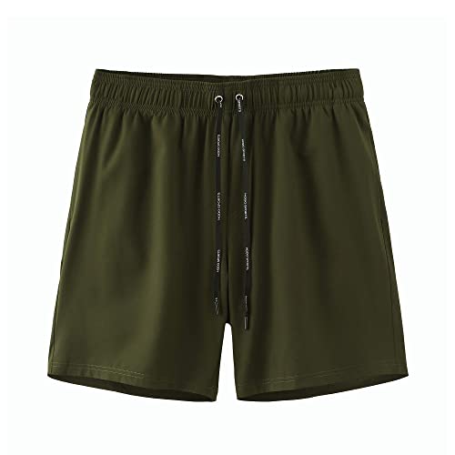 Image of HOdo Mens Swim Trunks with Mesh Liner 9 inch Quick Dry Swim Shorts Bathing Suits for Men Swimwear Board Shorts wiht Pockets