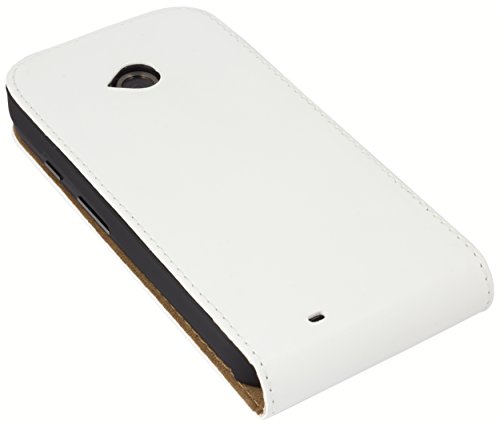 mumbi Flip Case for Motorola Moto G (2nd Generation) White (Not Compatible with 2014 Model) - Image 4