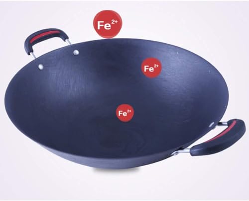 Wok de hierro fundido 36 cm con mango ergonómico miniatura 4