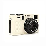 Frevyve Case for Fujifilm X100VI Digital Camera Accessories, X100VI Soft Silicone Protective Case, Slim Fit Sleeve, Perfect Fit, Lightweight, Anti-Scratch for Fuji X100 VI Cover (Beige)