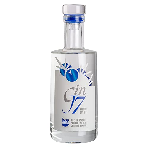 Distilleria Jannamico GIN J7 - Gin botanique haut de gamme des montagnes italiennes - Goût balsamique incroyable - 200 ML Cover
