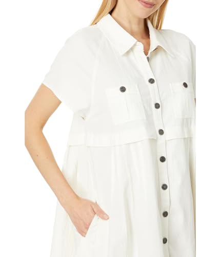 Image of Free People Ronnie Poplin Mini Dress