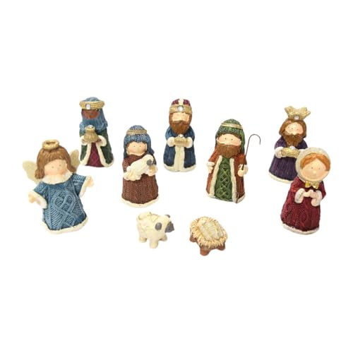 Scène de la nativité et figurines de noël pour créer une ambiance cocooning en chambre