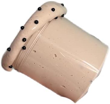 Bubble Milk Tea BUTTER SLIME |Brown Sugar Boba Milk Tea | Soft + Stretchy + Scented | Boba Beads | Handcrafted USA