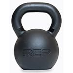 REP Fitness Single Kettlebells 5lb to 50lb Weight Range, Cast Iron, Strength Training, Power Workout Equipment, Home Gym, Free Weights, Dumbbell Alternative, Exercise, Men, Women